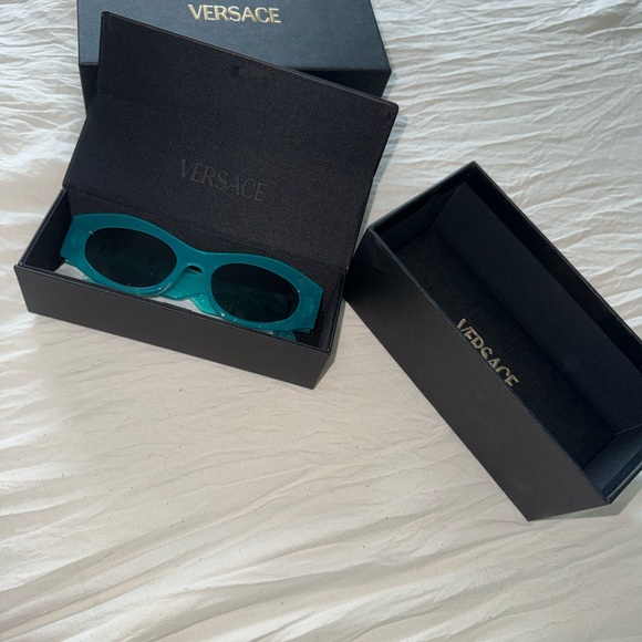 Versace Aqua Blue Sunglasses - Picture 2 of 5